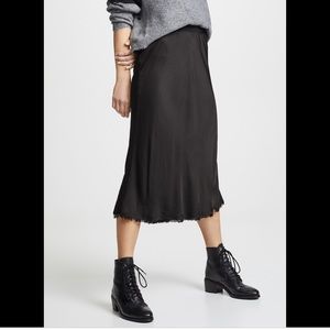 NATION MABEL BIAS SLIP SKIRT